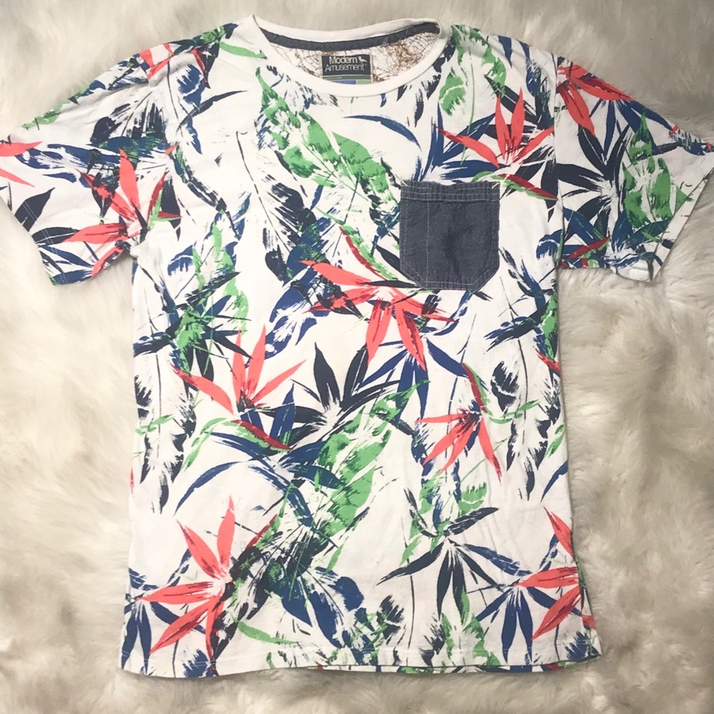 Leafy White Shirt